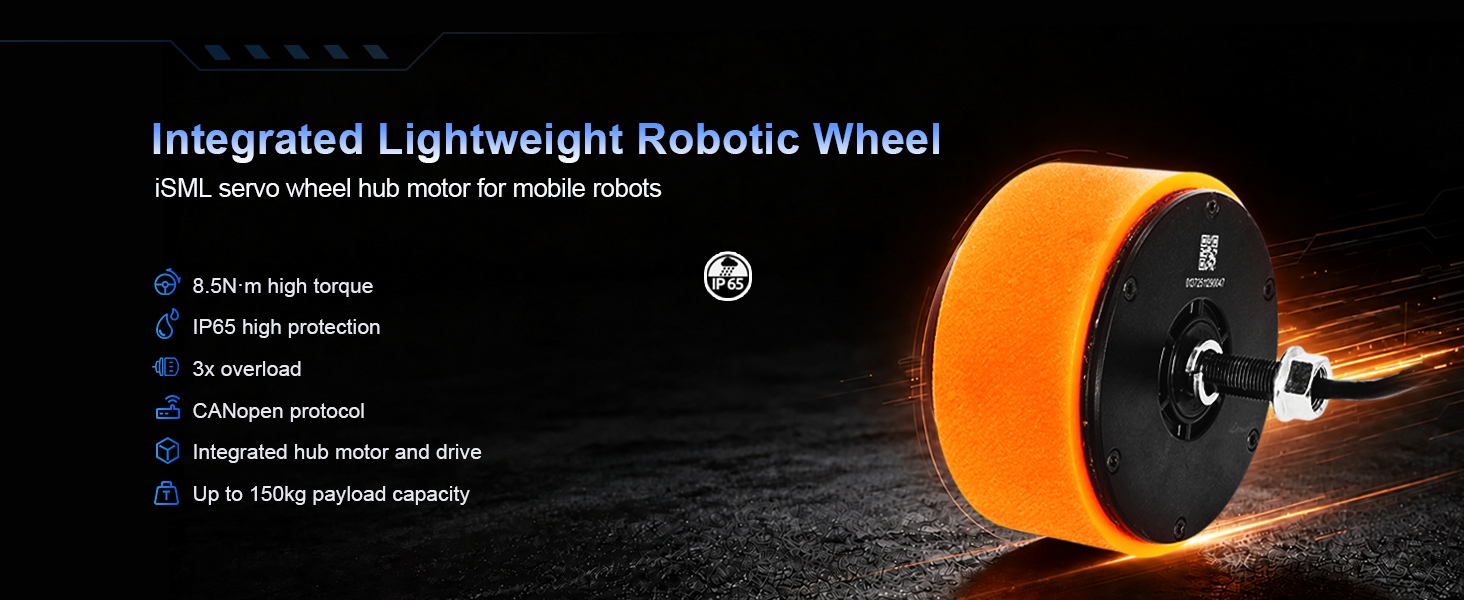 iSML Robot Wheel Hub Motor for AGVs, Mobile Robots - 1